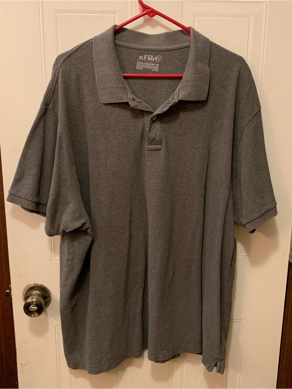 Old Navy Men’s Classic Polo Shirt Gray XXL